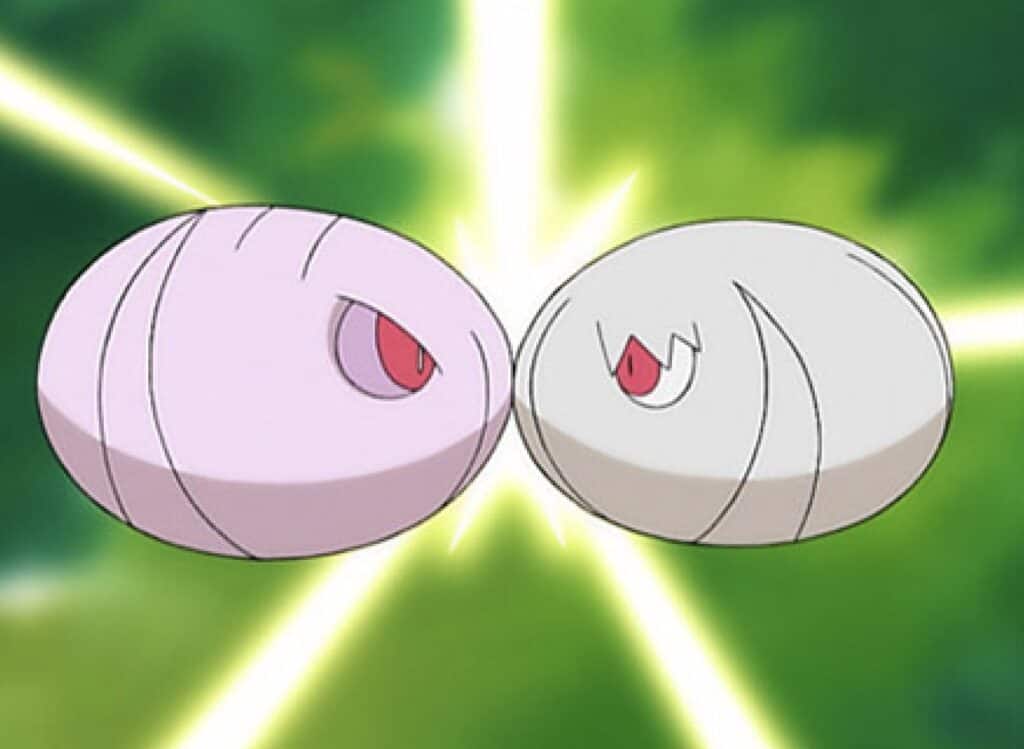 cascoon and silcoon screenshot from Pokemon the series