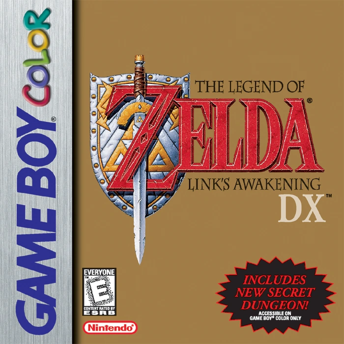 Link's Awakening DX box art