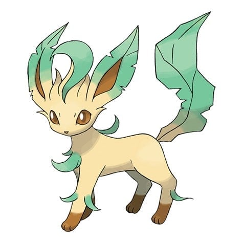 Official artwork of Leafeon.