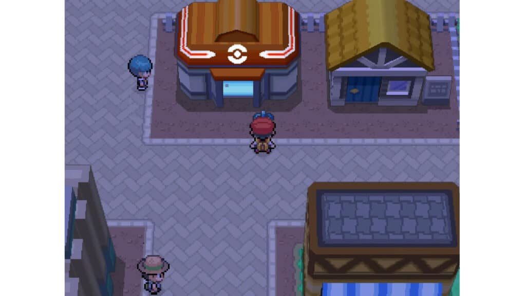 An in-game screenshot from Pokémon Diamond.