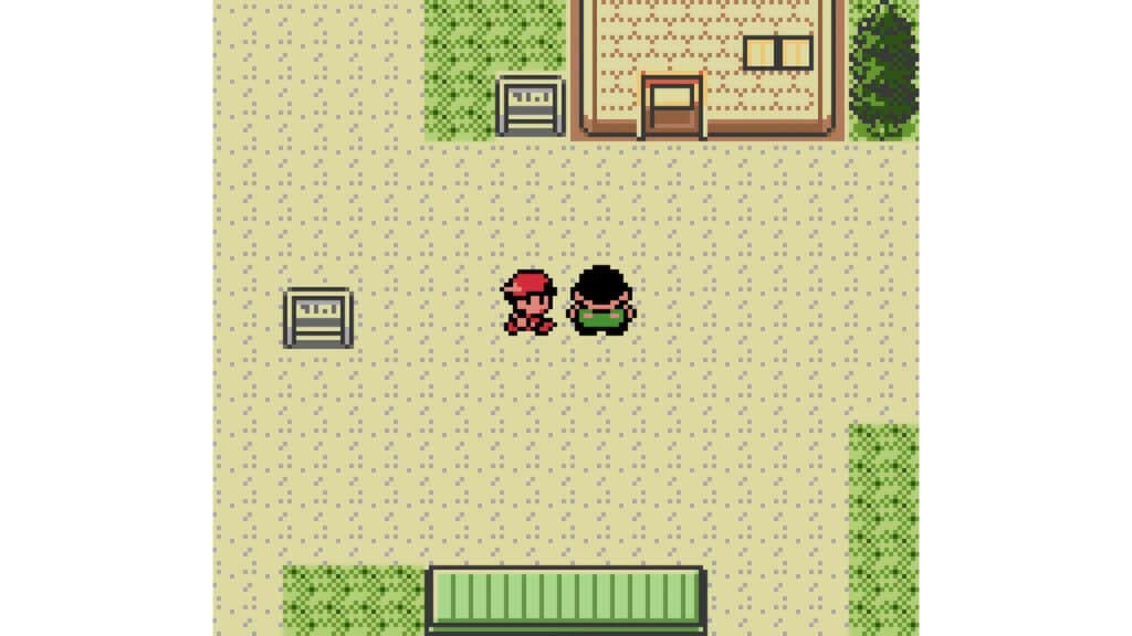 An in-game screenshot from Pokémon Gold.