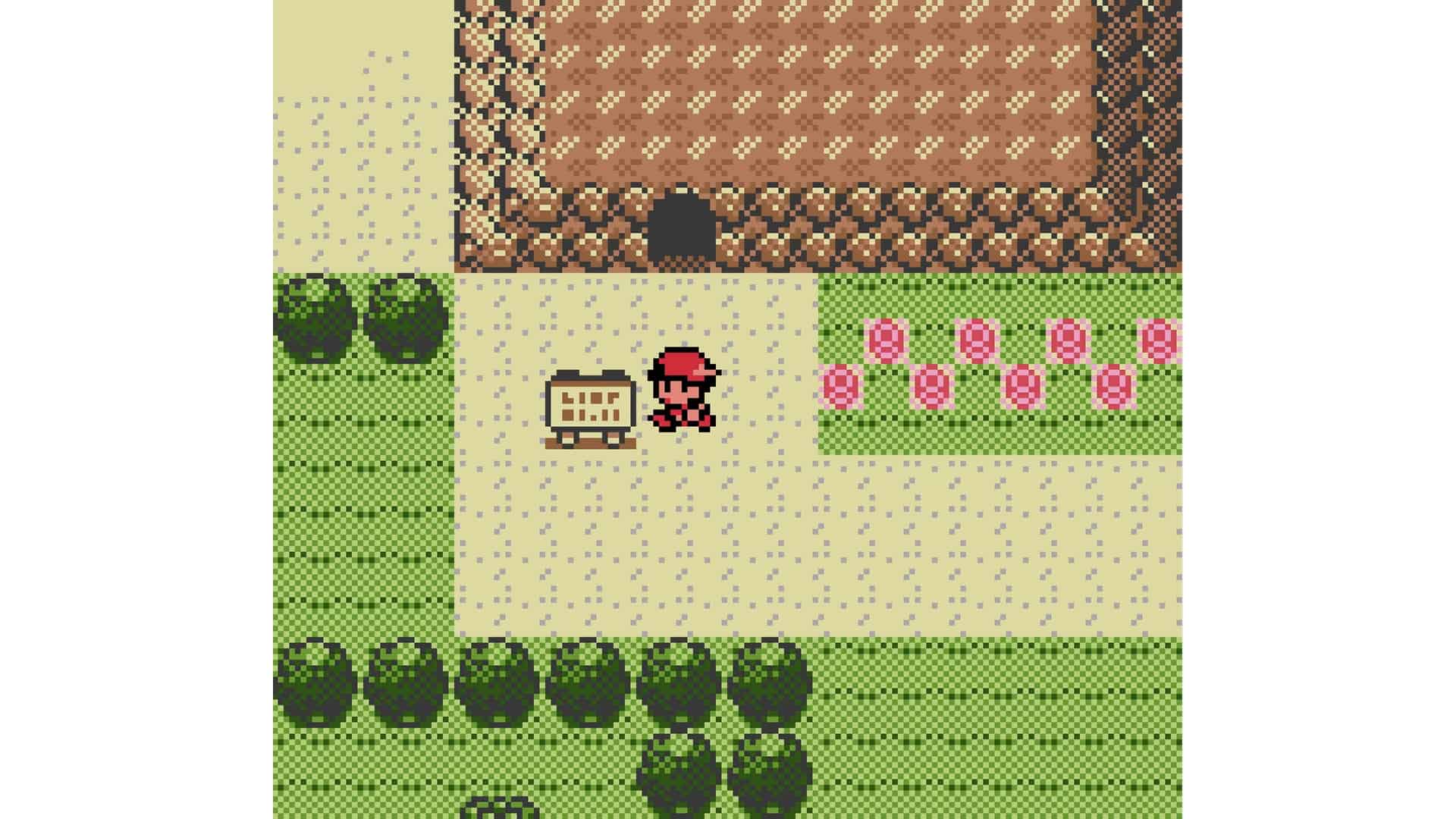 An in-game screenshot from Pokémon Gold.