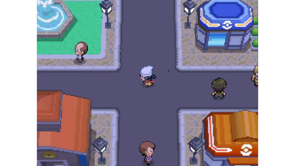 An in-game screenshot from Pokémon Pearl.