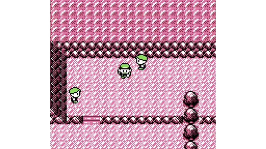 An in-game screenshot from Pokémon Red.