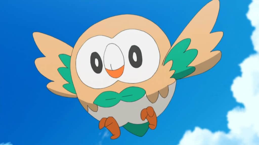 The adorable Rowlett is a charming addition to the Pokémon roster.