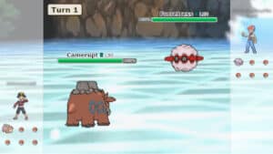 An in-game screenshot from Pokémon Showdown.