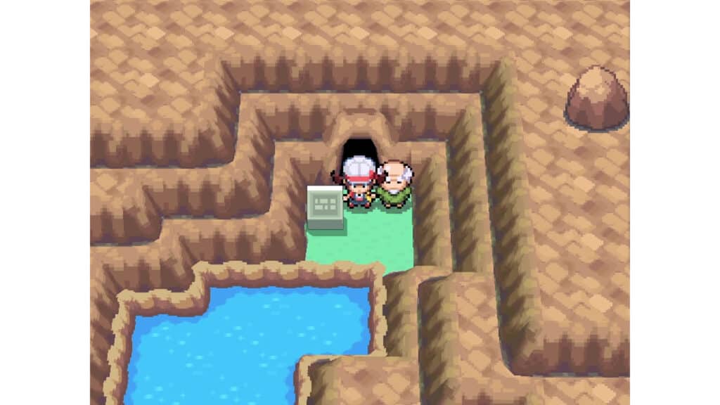 An in-game screenshot from Pokémon SoulSilver.