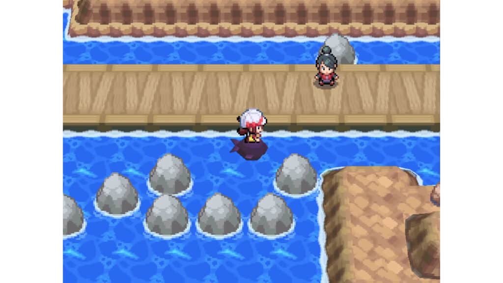 An in-game screenshot from Pokémon SoulSilver.