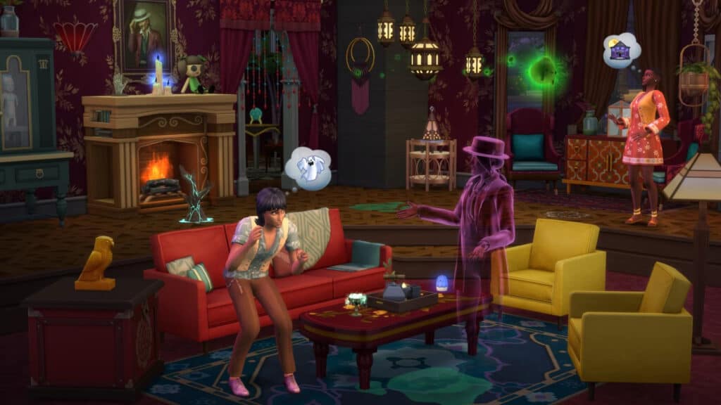 The Sims 4's Paranormal expansion offers sinister ghostly encounters.