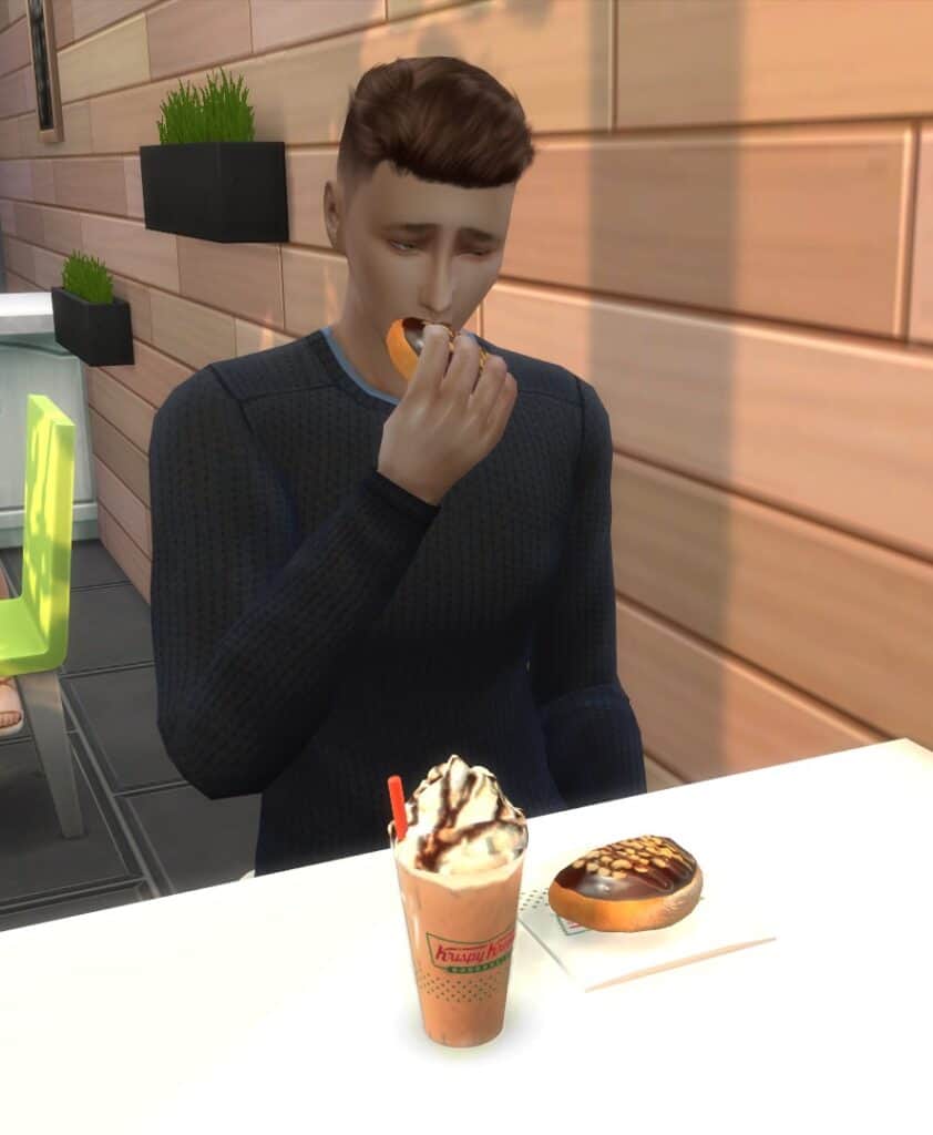 Sims Krispy Kreme mod promo