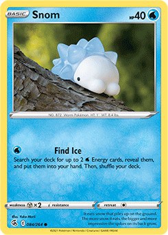 Snom Pokemon card reaiistic