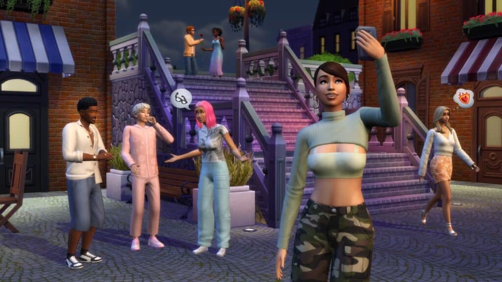 Sims 4 Moonlight kit promo image