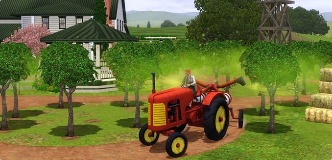 A screenshot of Grandpa's Grove Tractor from The Sims 3 store.