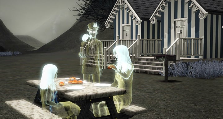 A screenshot of The Sims 3 Midnight Hollow.