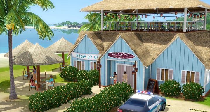 A screenshot of The Sims 3 Sunlit Tides.
