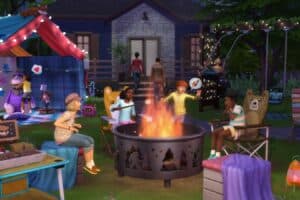 A screenshot of The Sims 4 Little Campers Kit