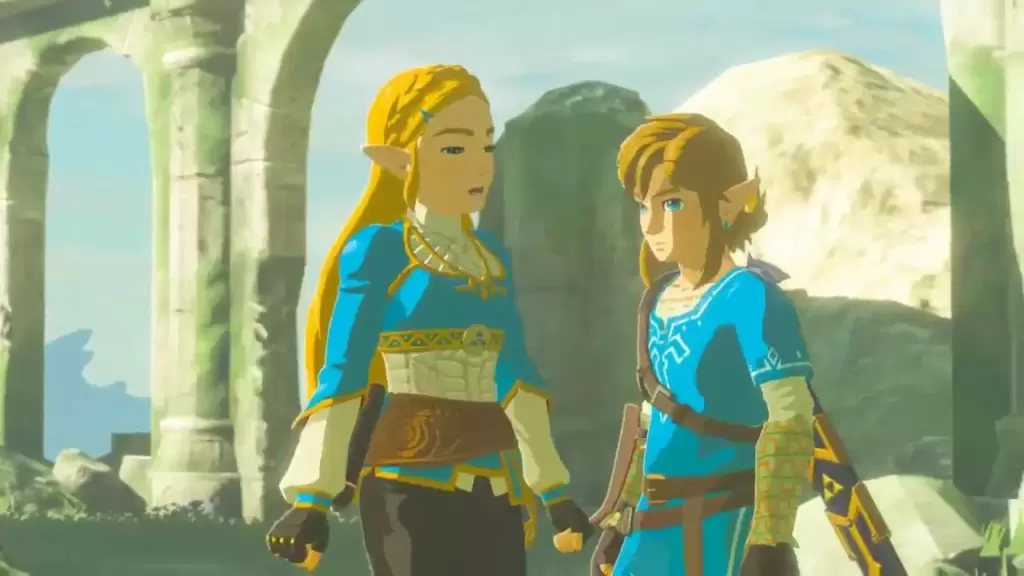 The Legend of Zelda: Breath of the Wild Zelda and Link
