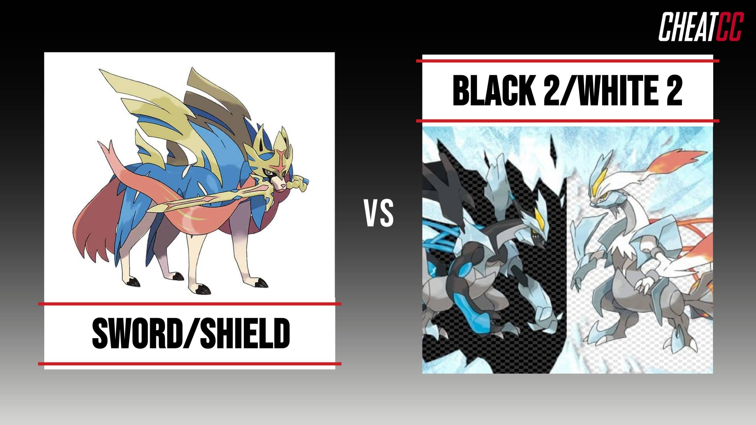 Interesting differences i found between Black Victini and Reshiram