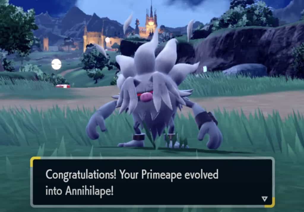 Annihilape in Pokémon Violet and Scarlet