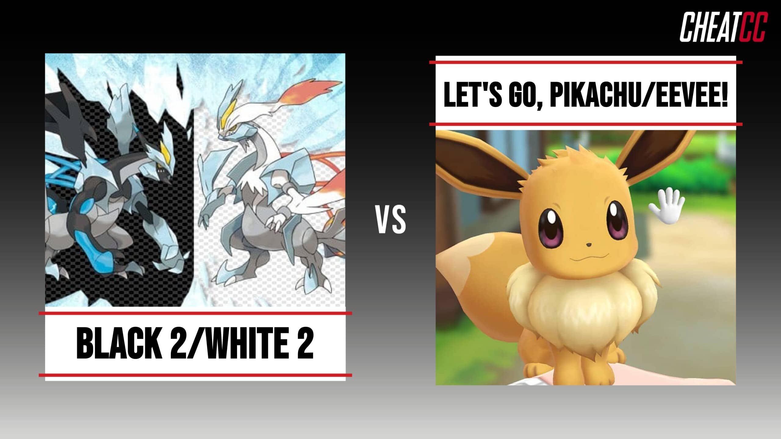 Interesting differences i found between Black Victini and Reshiram