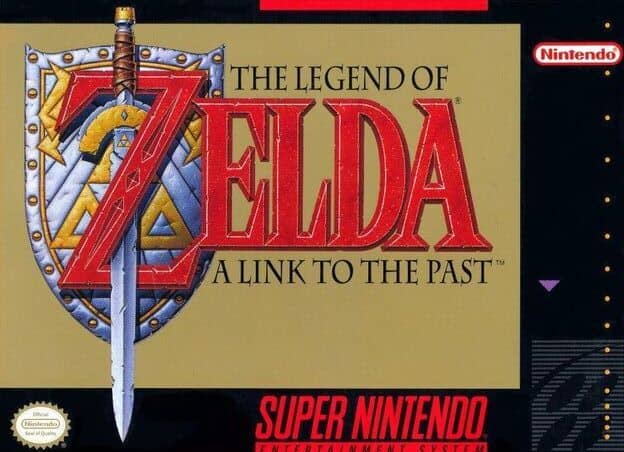 A Link to the Past SNES box