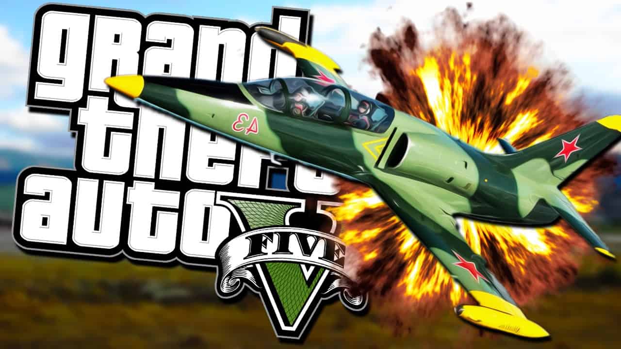 A YouTube thumbnail for one of jacksepticeye's Grand Theft Auto V videos.