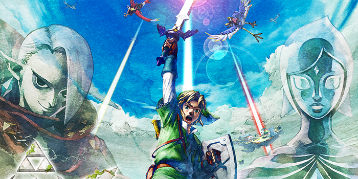 The Legend of Zelda: Skyward Sword key art