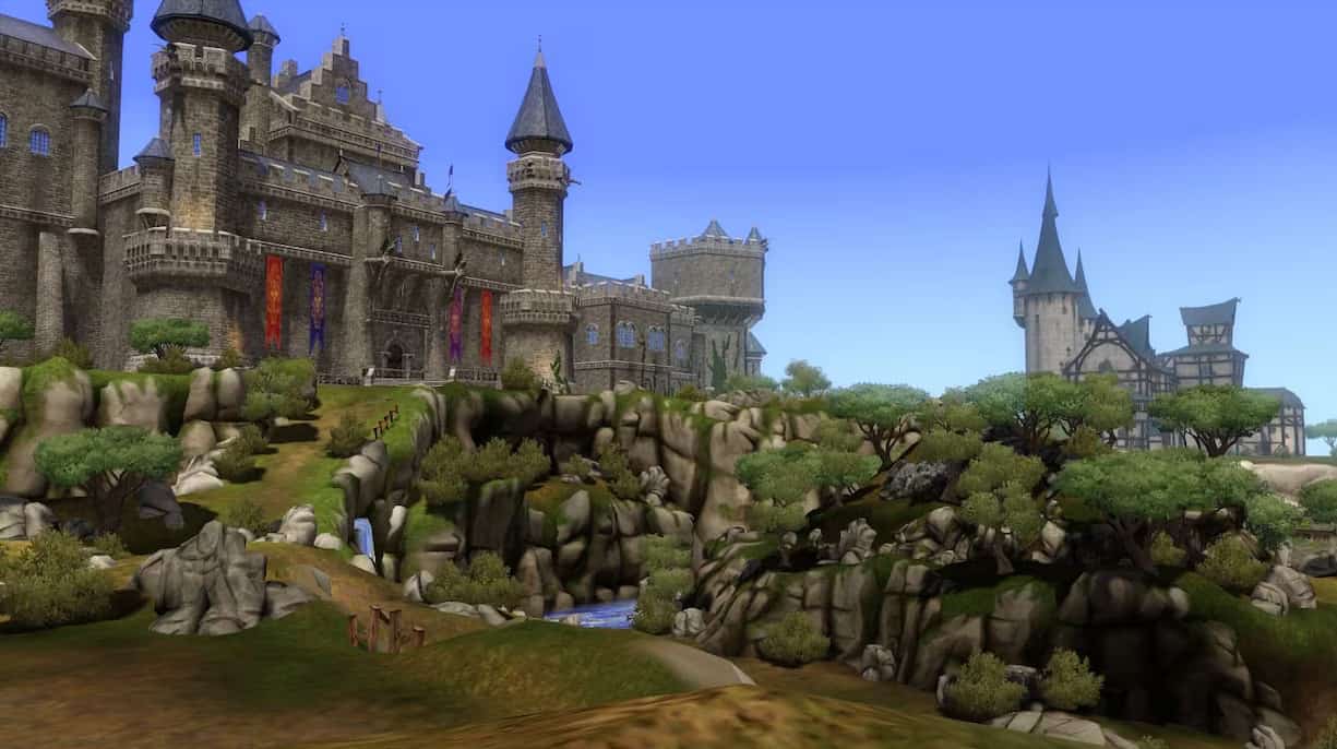The Sims Medieval lets players manage their own castles.