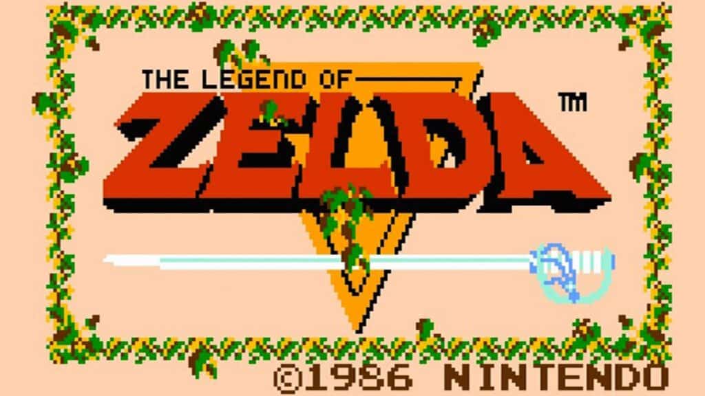 The Legend of Zelda title screen