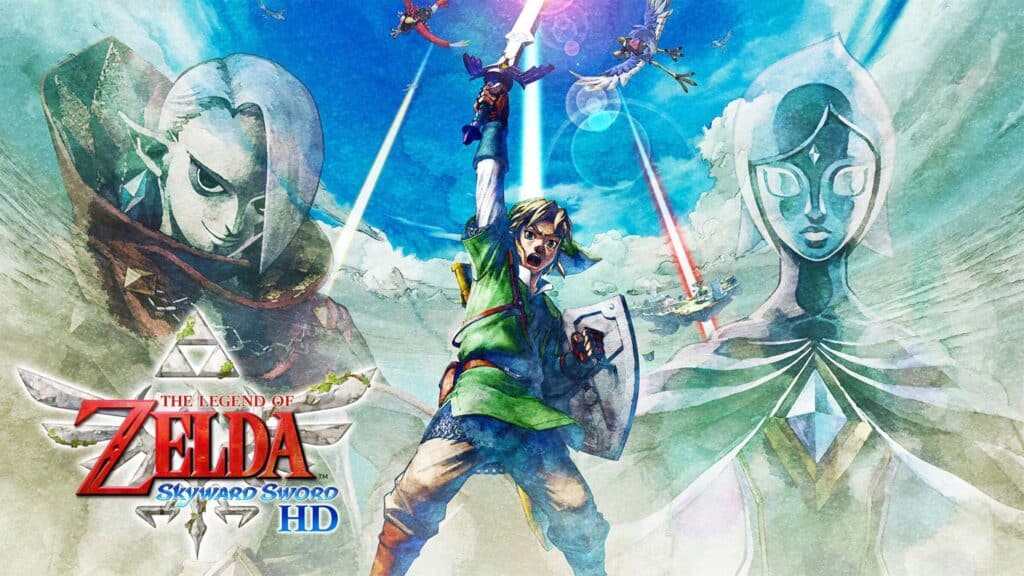 The Legend of Zelda: Skyward Sword key art