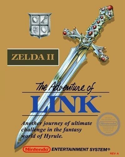 Zelda II: The Adventure of Link NEX box