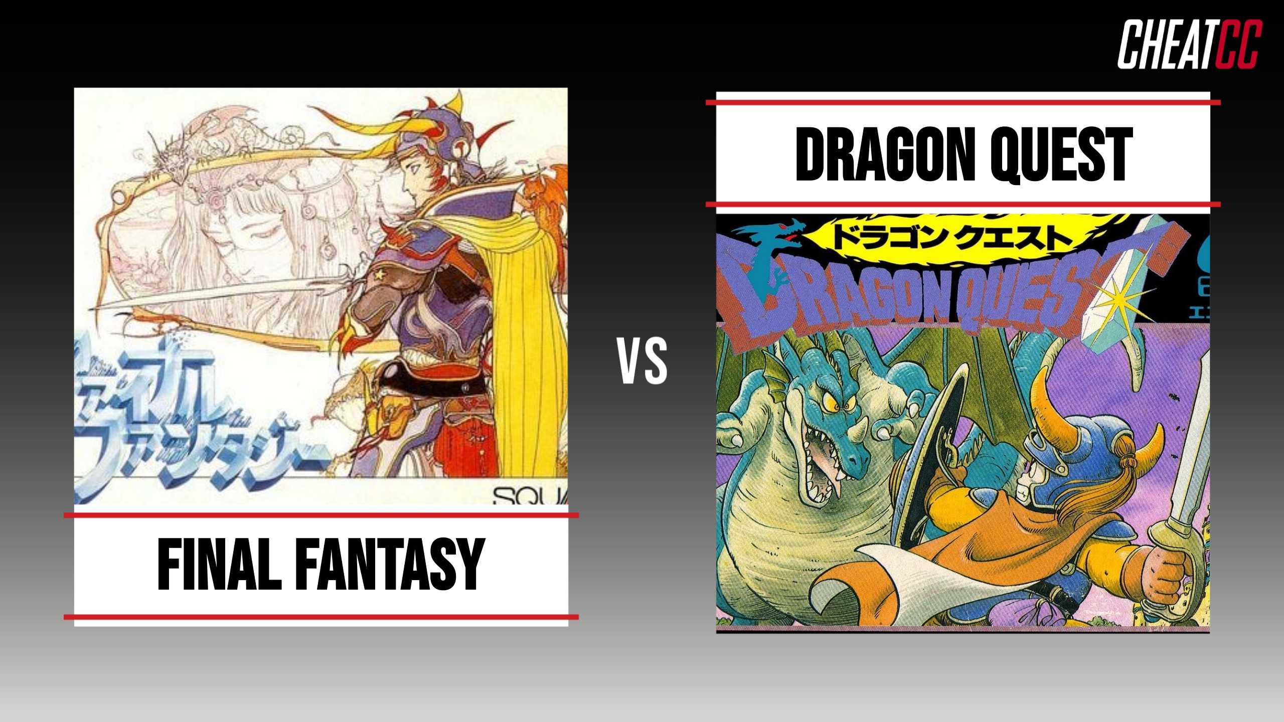 Final Fantasy vs Dragon Quest
