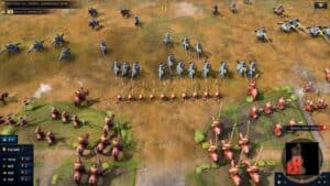 Battle in Age of Empires IV.