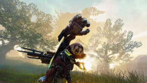 A Steam promotional image for Biomutant.