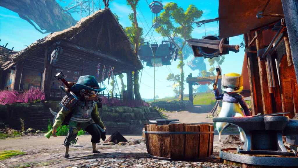 A Steam promotional image for Biomutant.
