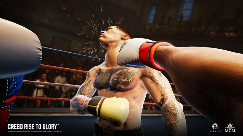 A Steam promotional image for Creed: Rise to Glory.