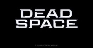 Dead Space remake title screen