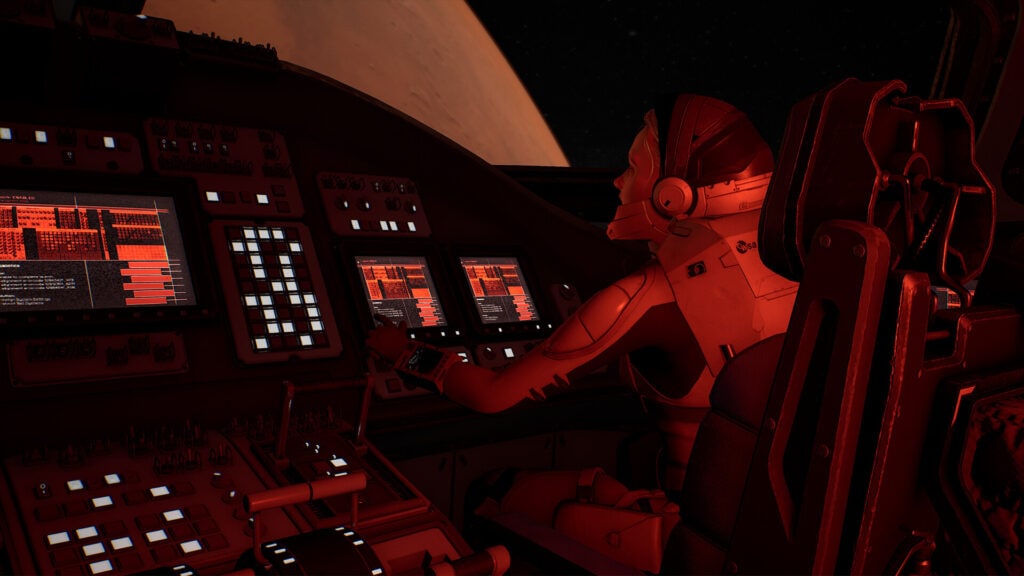 The game's detailed machinery and technology facilitates voyages throughout the solar system.