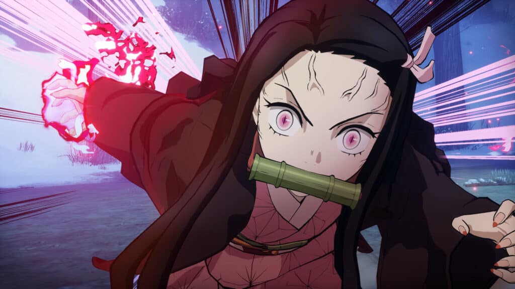 A Steam promotional image for Demon Slayer: The Hinokami Chronicles.