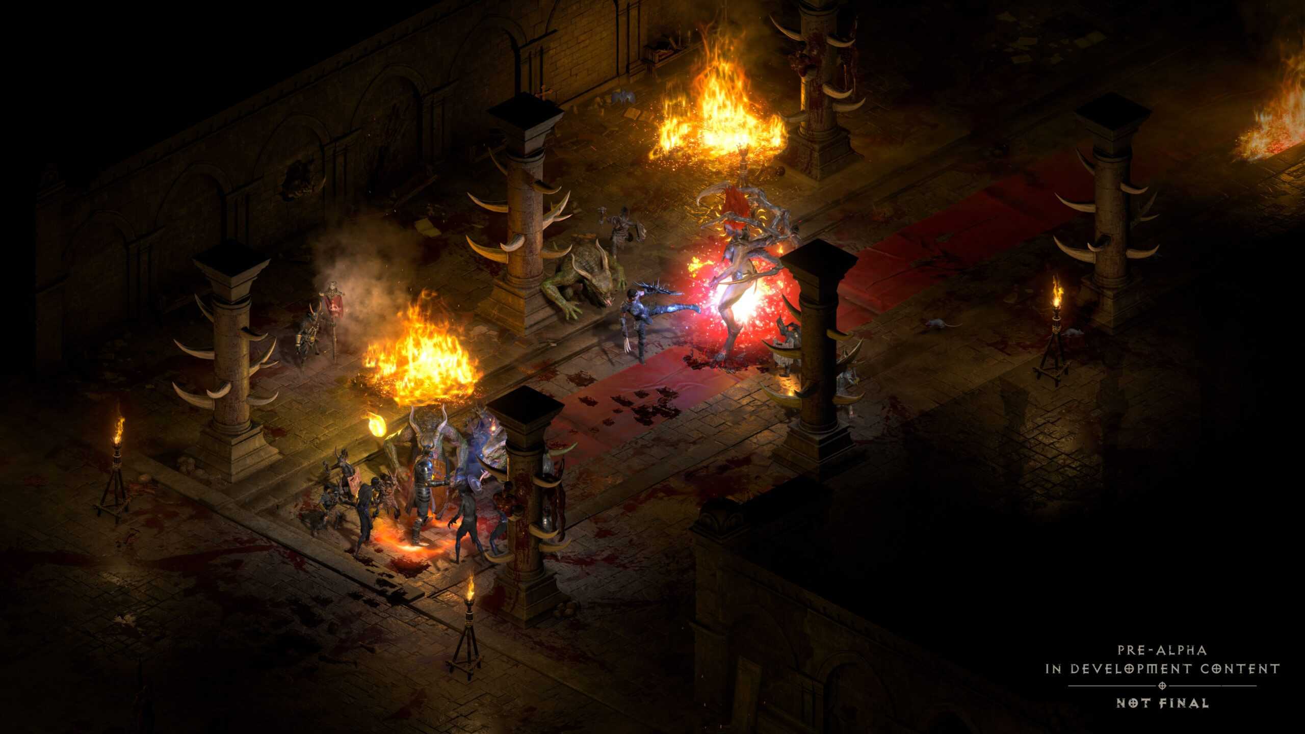 Andariel in Diablo II: Resurrected.