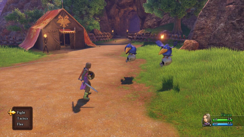 Battle in Dragon Quest XI: Echoes of an Elusive Age.