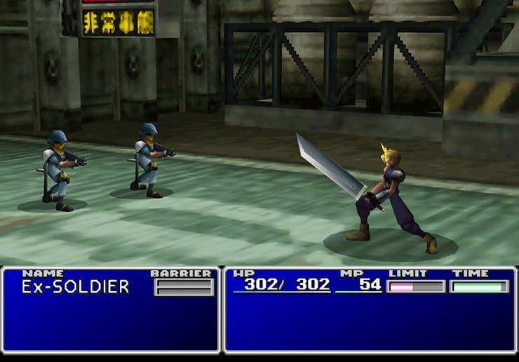 Final Fantasy VII gameplay