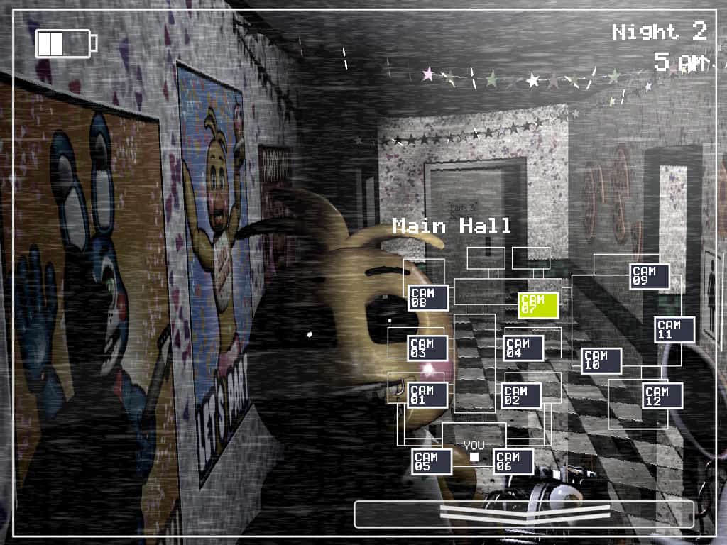 FNAF 2 gameplay screenshot