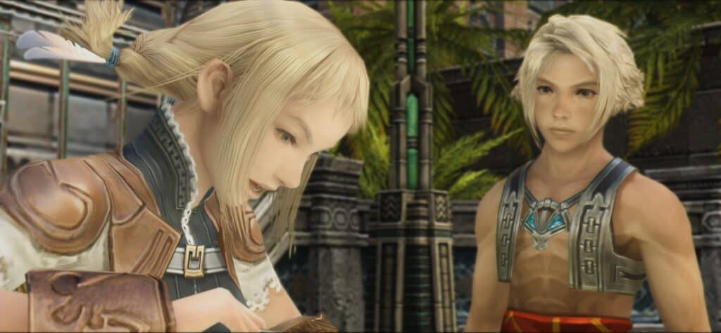 Penelo and Vaan in Final Fantasy XII The Zodiac Age.