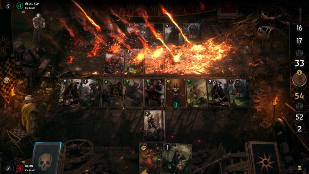 Card abilities and effect in A screenshot for Gwent: The Witcher Card Game.