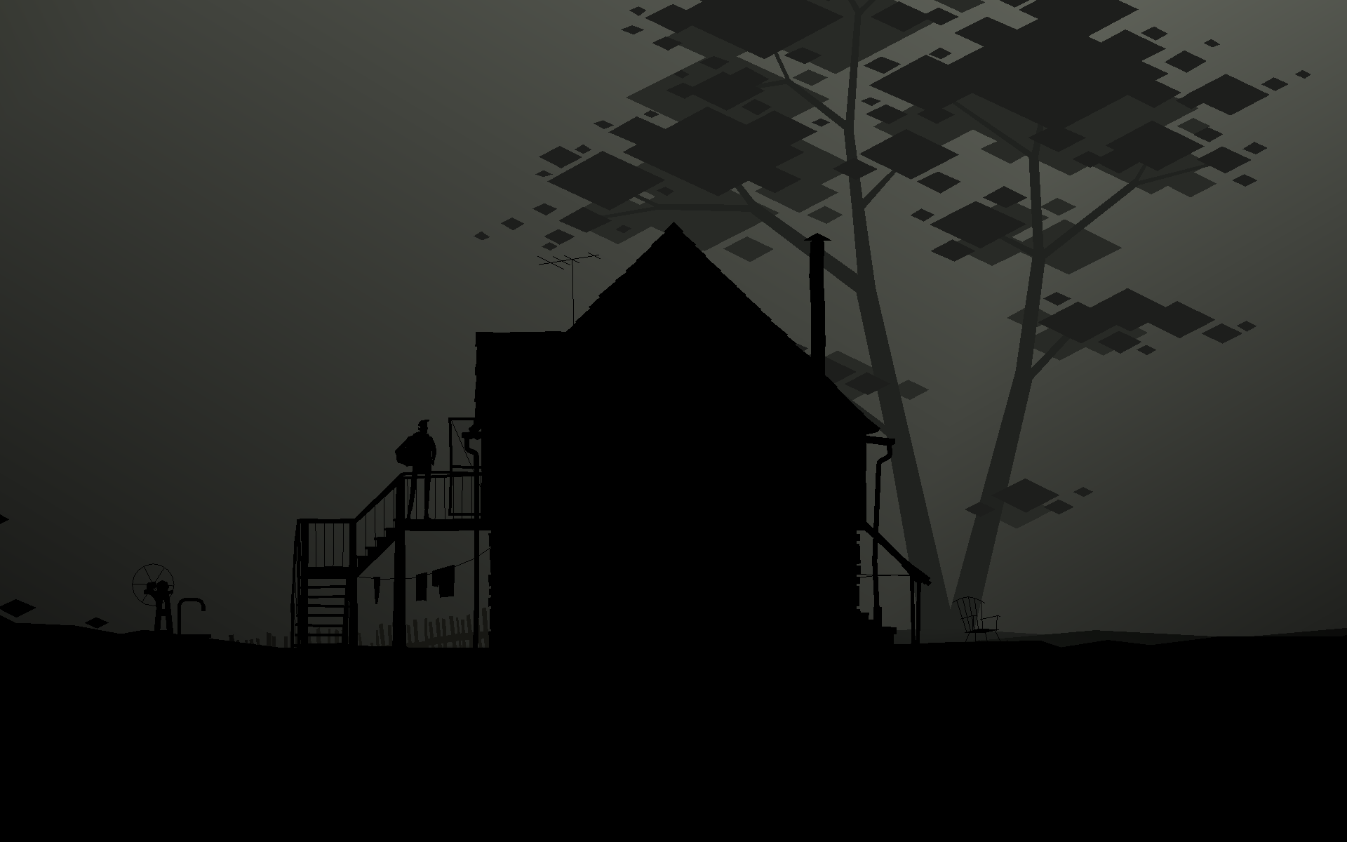 Dark Atmosphere in Kentucky Route Zero.