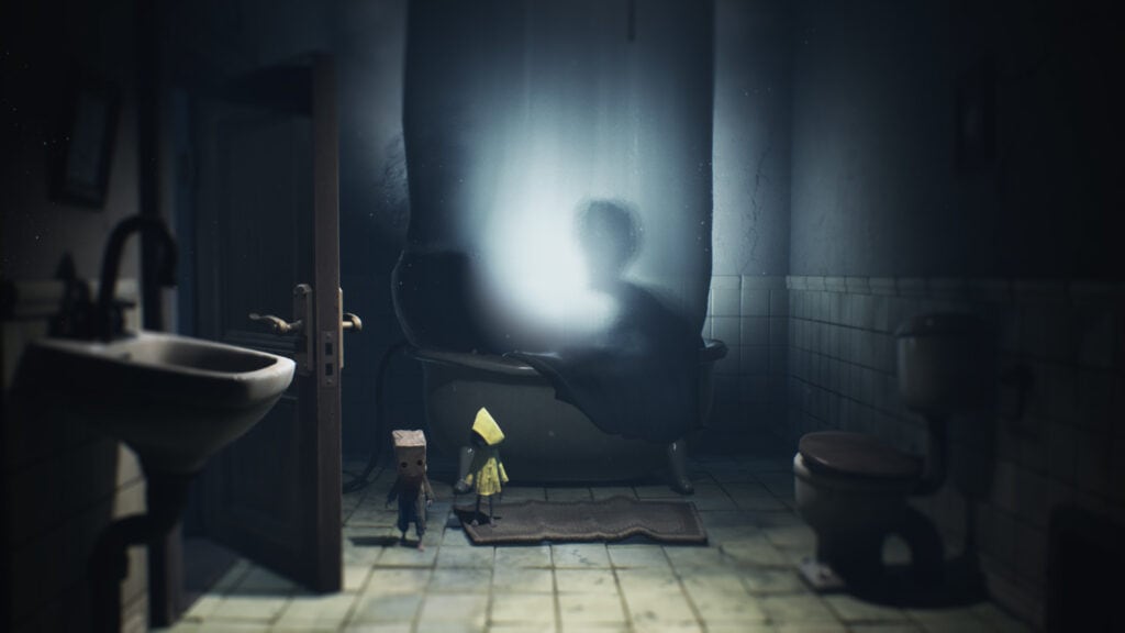 A Steam promotional image for Little Nightmares II.