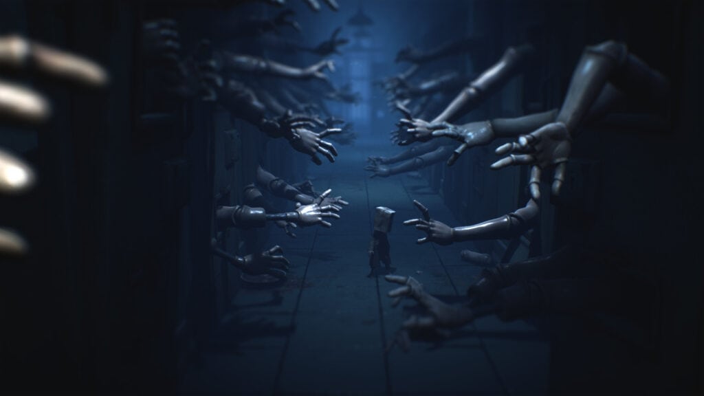 A Steam promotional image for Little Nightmares II.