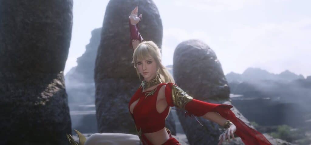 Lyse in the Final Fantasy XIV: Stormblood trailer