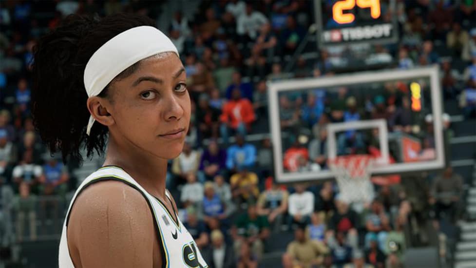 Candace Parker in NBA 2K22.